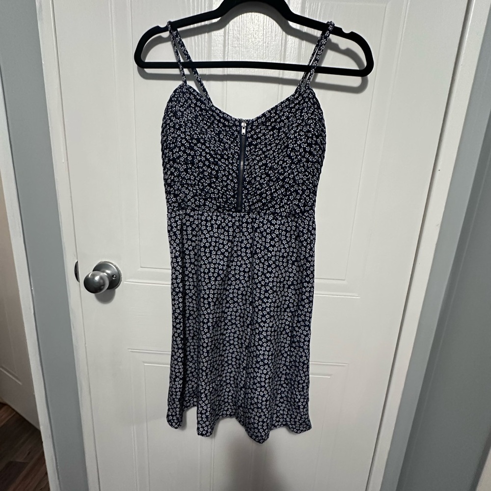 Twik Midnight Blue and White Floral Dress